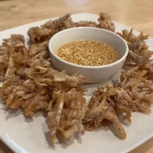 Fried taro appetizer