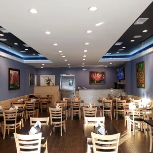 sushi and sashimi, interior