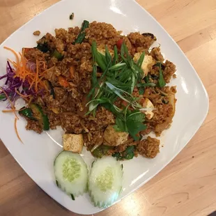 Spicy basil fried rice