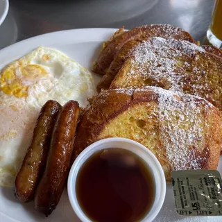 French Toast with 2 Eggs