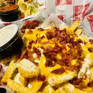 App bacon cheese fries