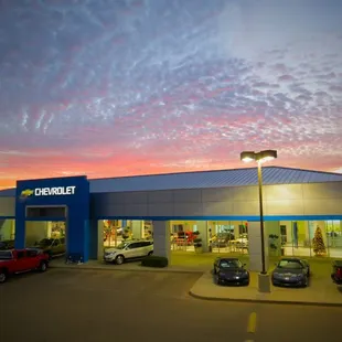 Sunset at Rudolph Chevrolet!
