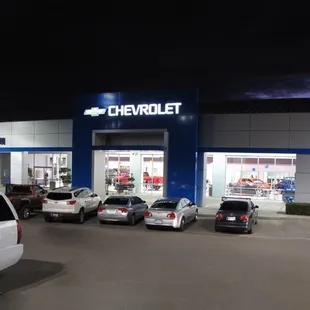 Rudolph Chevrolet at night