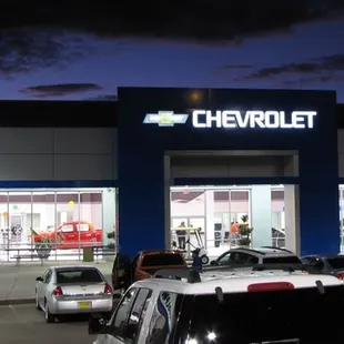 Rudolph Chevrolet at night