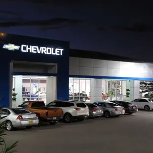 Rudolph Chevrolet at night