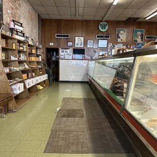 the inside of the store