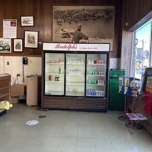 the inside of the store