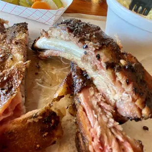 Baby back ribs.  The meat just falls off the bone...soooo good!