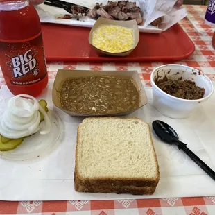 Gettin ready to make myself a chopped beef sandwich :-)