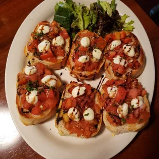 Bruschetta appetizer