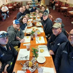 Local fire company joined us for lunch!