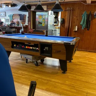 a pool table