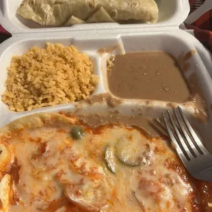 Huevos Rancheros with 2oz Guac and grilled jalapeño