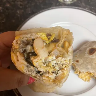 Steak, Eggs, and Cheese Burrito