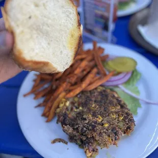 Vegan burger yummies