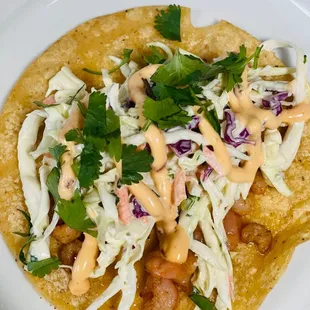 Shrimp tacos 2 for $7.50 during happy hour