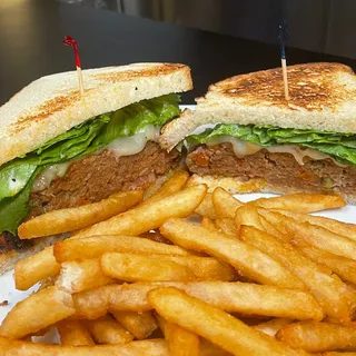 Rudy's Meatloaf Sandwich