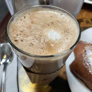 Dirty Chai - Chai Tea Latte  a shot of espresso