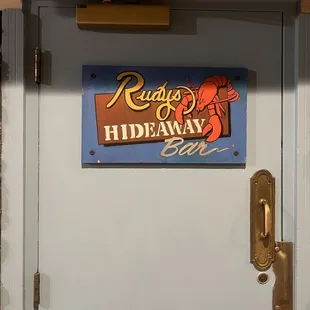 The exit door