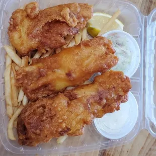 Fish and chips.