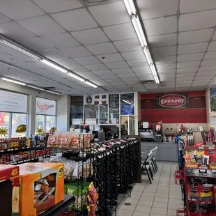 Kitchen is located inside a Chevron gas station