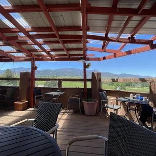 outside deck area is nice!