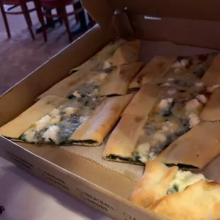 Spinach &amp; Feta Pide :)