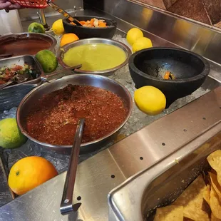 Salsa bar