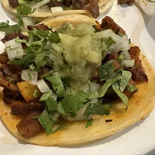 Al pastor taco! Fantastic!