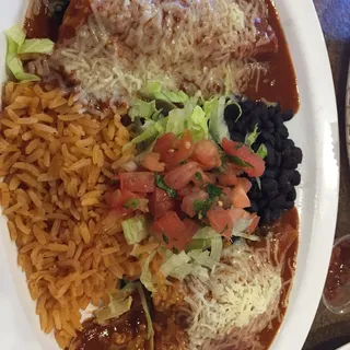 Rudys Spinach Enchiladas