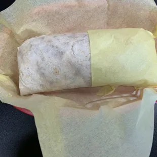 Breakfast Chorizo burrito