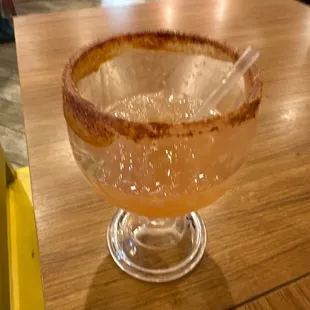 Spicy watermelon margarita