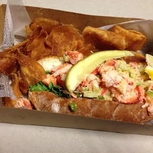Lobster Roll with House Chips