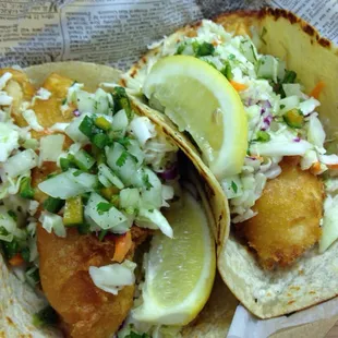 DELICIOUS fish tacos!