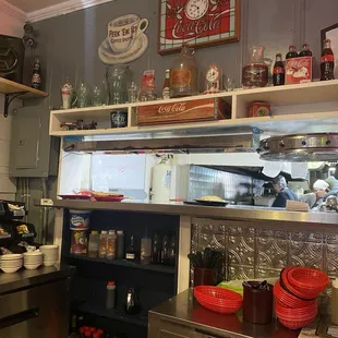 Orders up on the window