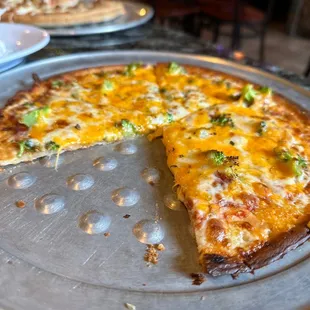 GF Broccoli Cheese Pizza