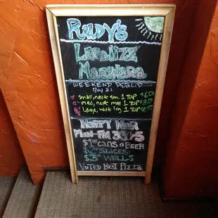 Bottom of the stairs. Legalize Marinara