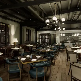 sushi and sashimi, interior