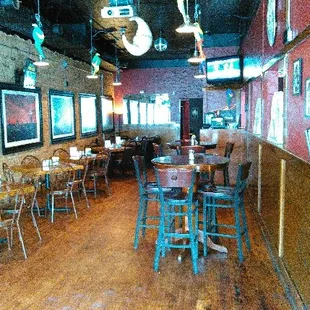 the interior of the restaurant