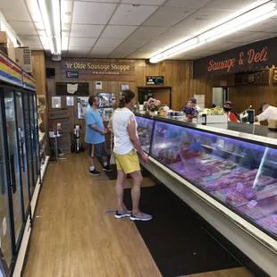customers at the counter