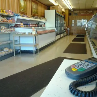 a phone on a counter