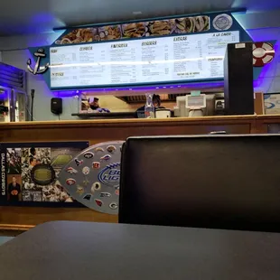 interior, sushi and sashimi