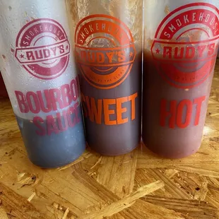 The sauces