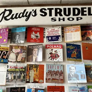a wall of books