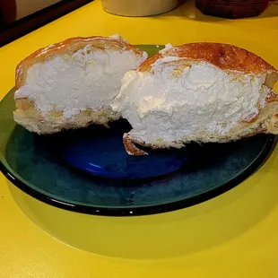 Cut mine in half to show how much filling there is!