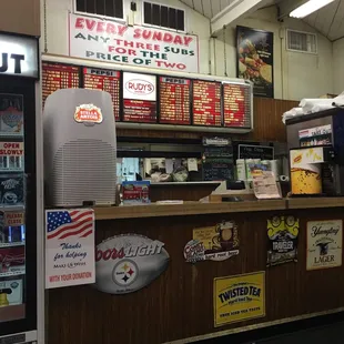 Specials on the wall...didn't notice it until after I placed my order.