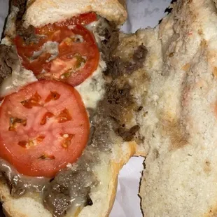 Mushroom Cheese Steak