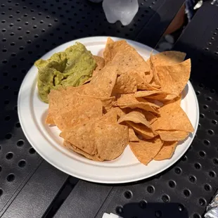 Chips and guacamole