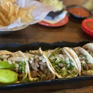 Carne asada street Tacos - 5 Pcs.