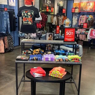 Graphic T's for every size lady! Come Inside and see what we have.